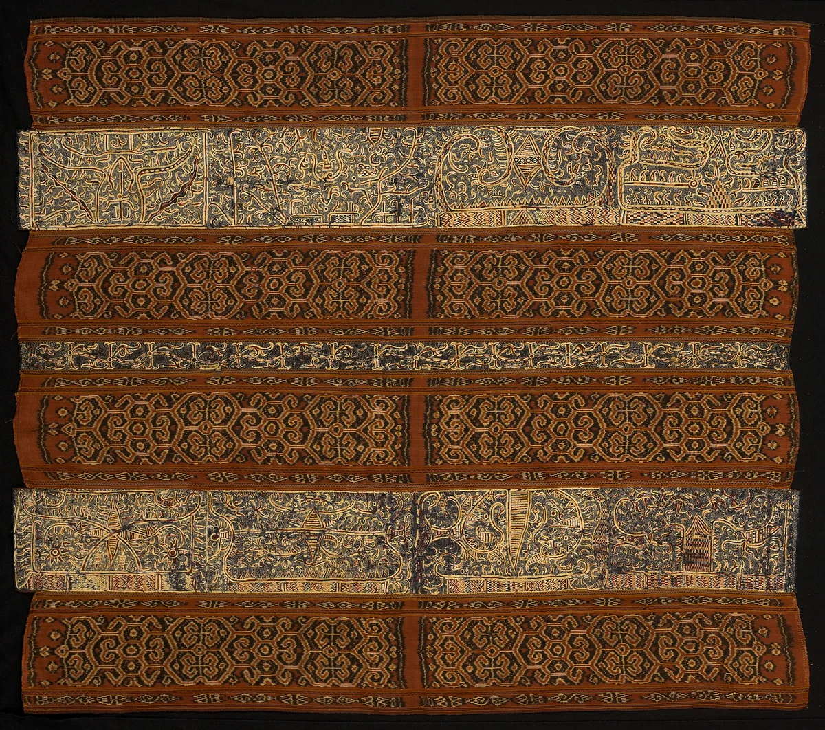 Woman's Ceremonial Skirt (tapis) by Paminggir people, textile, 1701-1800