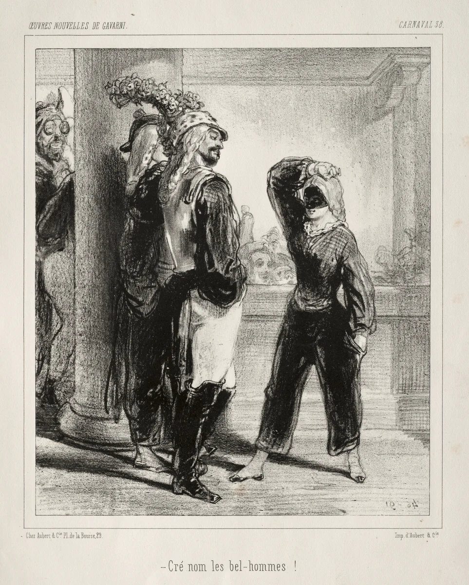 Carnaval by Paul Gavarni, print, 1824-1847