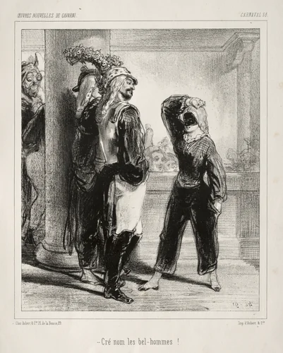 Carnaval by Paul Gavarni, print, 1824-1847
