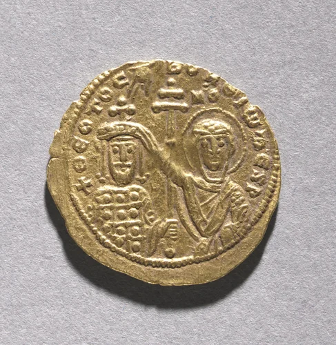 Nomisma with John I Zimisces (reverse) by Unknown, metalwork, 969-976
