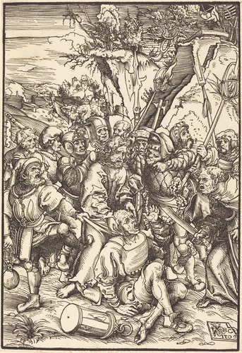 Christ Taken Captive by Lucas Cranach, print, 1509