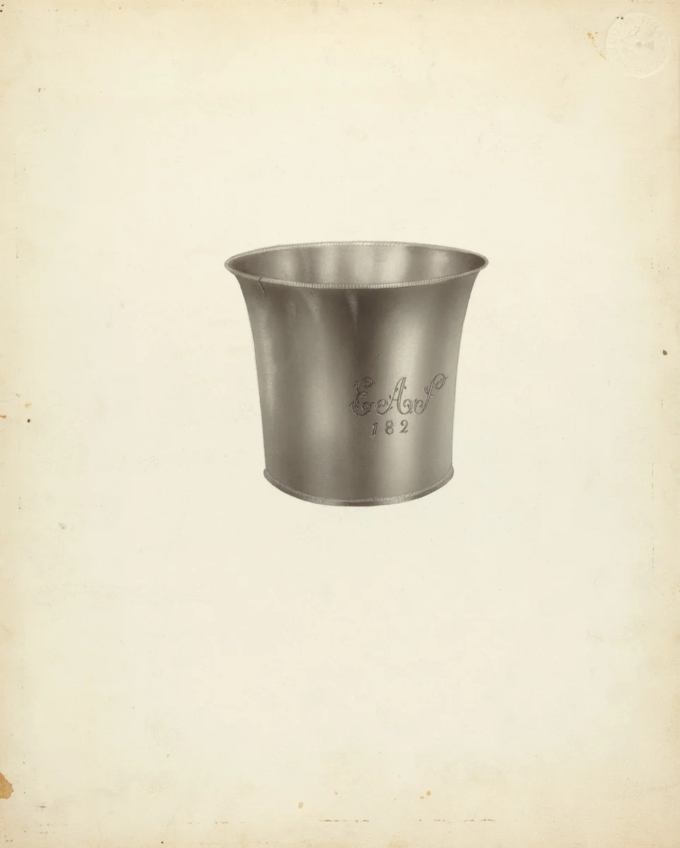 Silver Beaker by Michael Fenga, index of american design, 1938