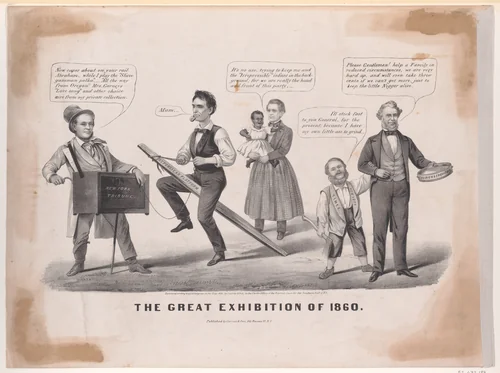 The Great Exhibition of 1860 by Louis Maurer, print, 1860