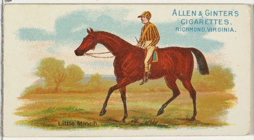 Little Minch, from The World's Racers series (N32) for Allen & Ginter Cigarettes by Allen & Ginter, print, 1888