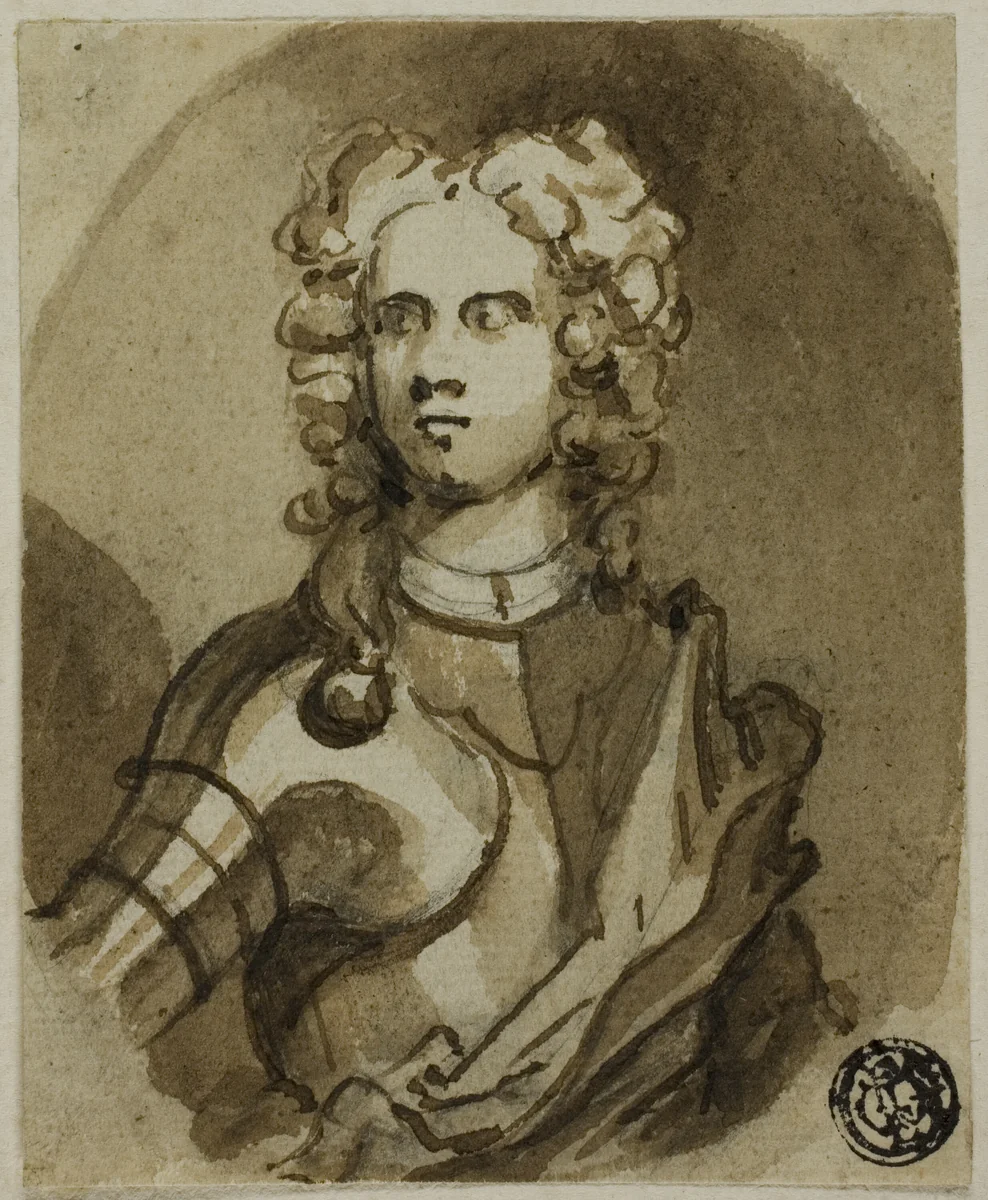 General Monk by Peter Lely, drawing, 1638-1690