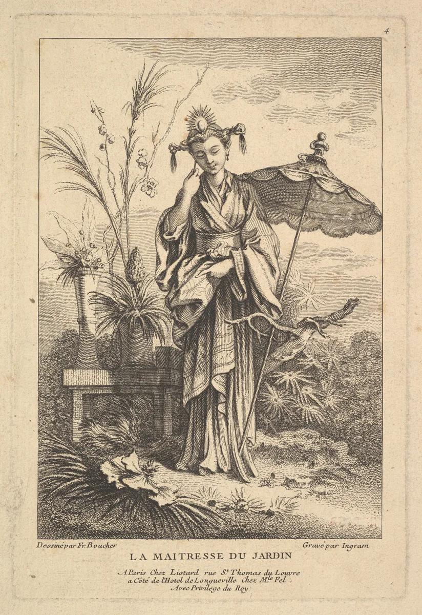 The Master Gardener by John Ingram, print, 1741-1763