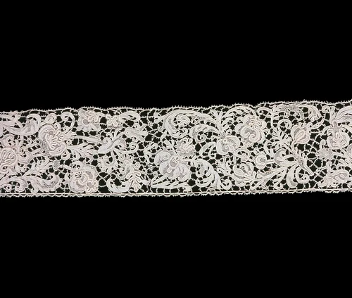 Border by Italy, textile, 1650-1675