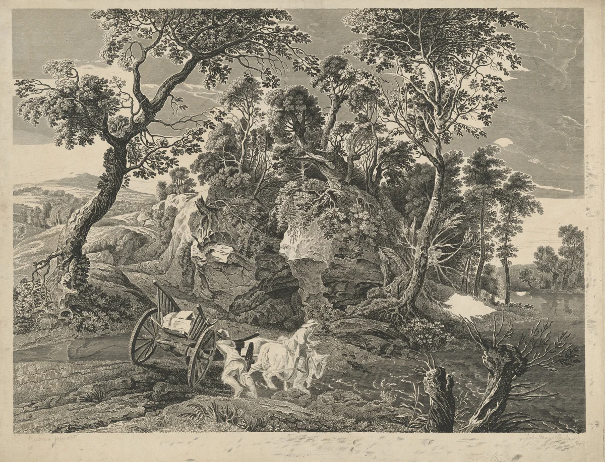 Landscape with Wagon by John Browne
Peter Paul Rubens, print, 1741-1801