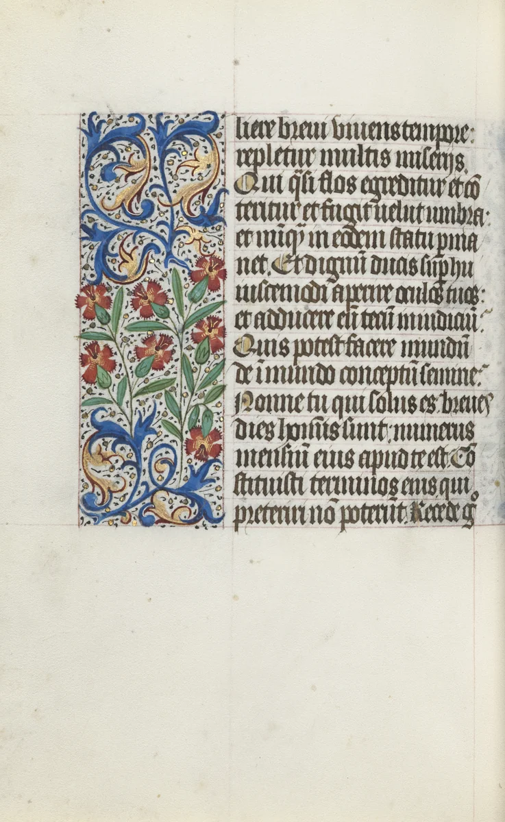 Book of Hours (Use of Rouen): fol. 123v by Master of the Geneva Latini, book, 1465-1475