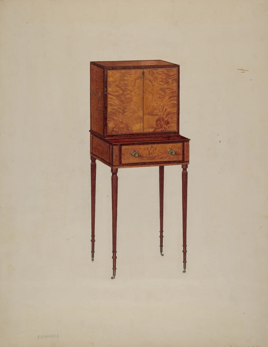 Desk by Francis Borelli, index of american design, 1938