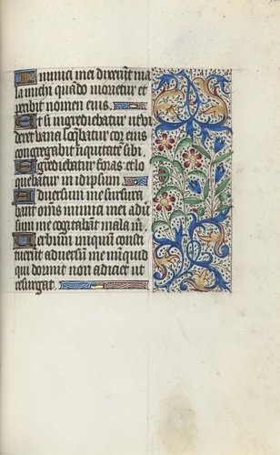 Book of Hours (Use of Rouen): fol. 128r by Master of the Geneva Latini, book, 1465-1475