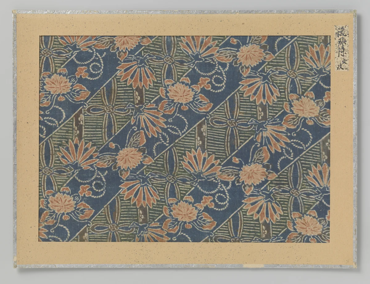 Textielfragment by anonymous, textile, 1818-1830