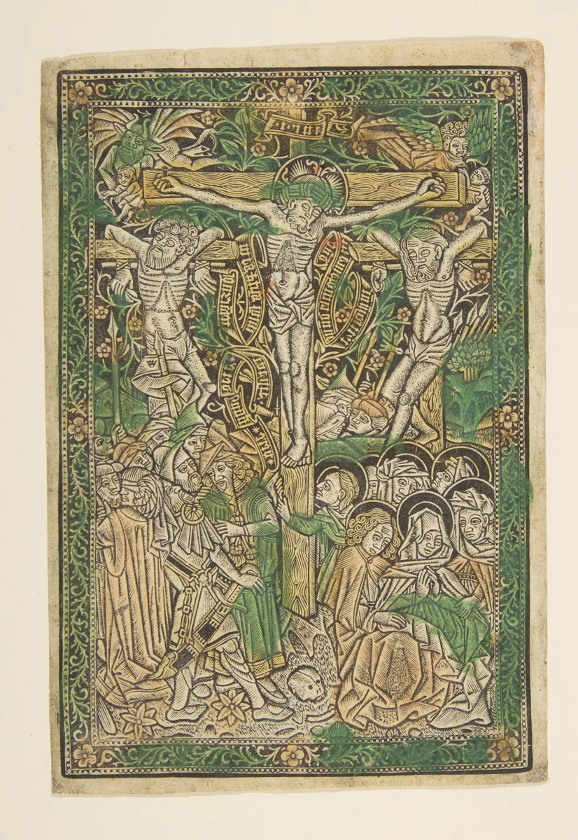 The Crucifixion by anonymous, print, 1470-1505
