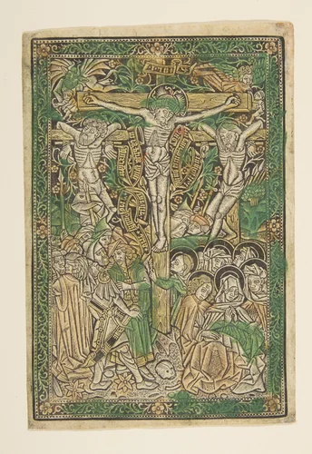 The Crucifixion by anonymous, print, 1470-1505