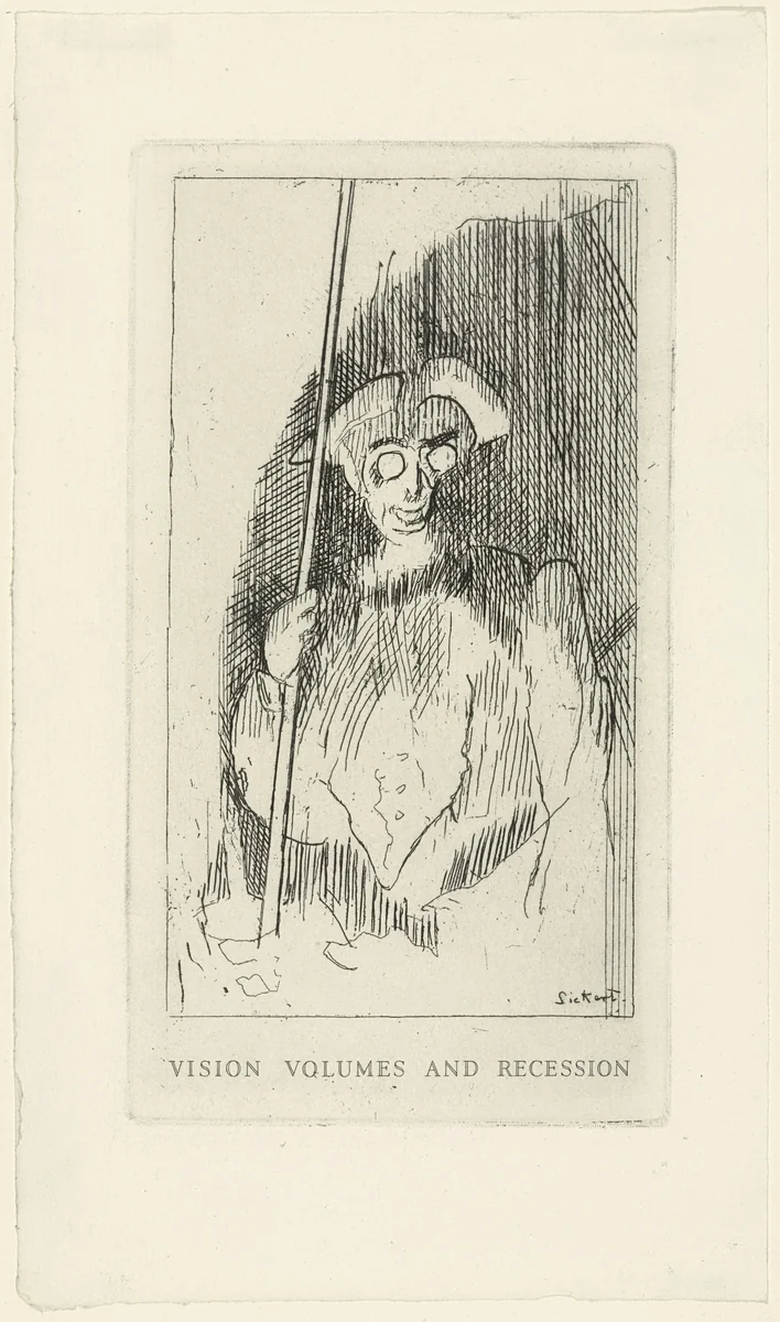 Vision, Volumes and Recession by Walter Richard Sickert, print, 1924