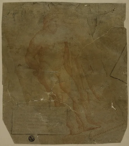 Hercules by Unknown Artist, drawing, 1700-1799