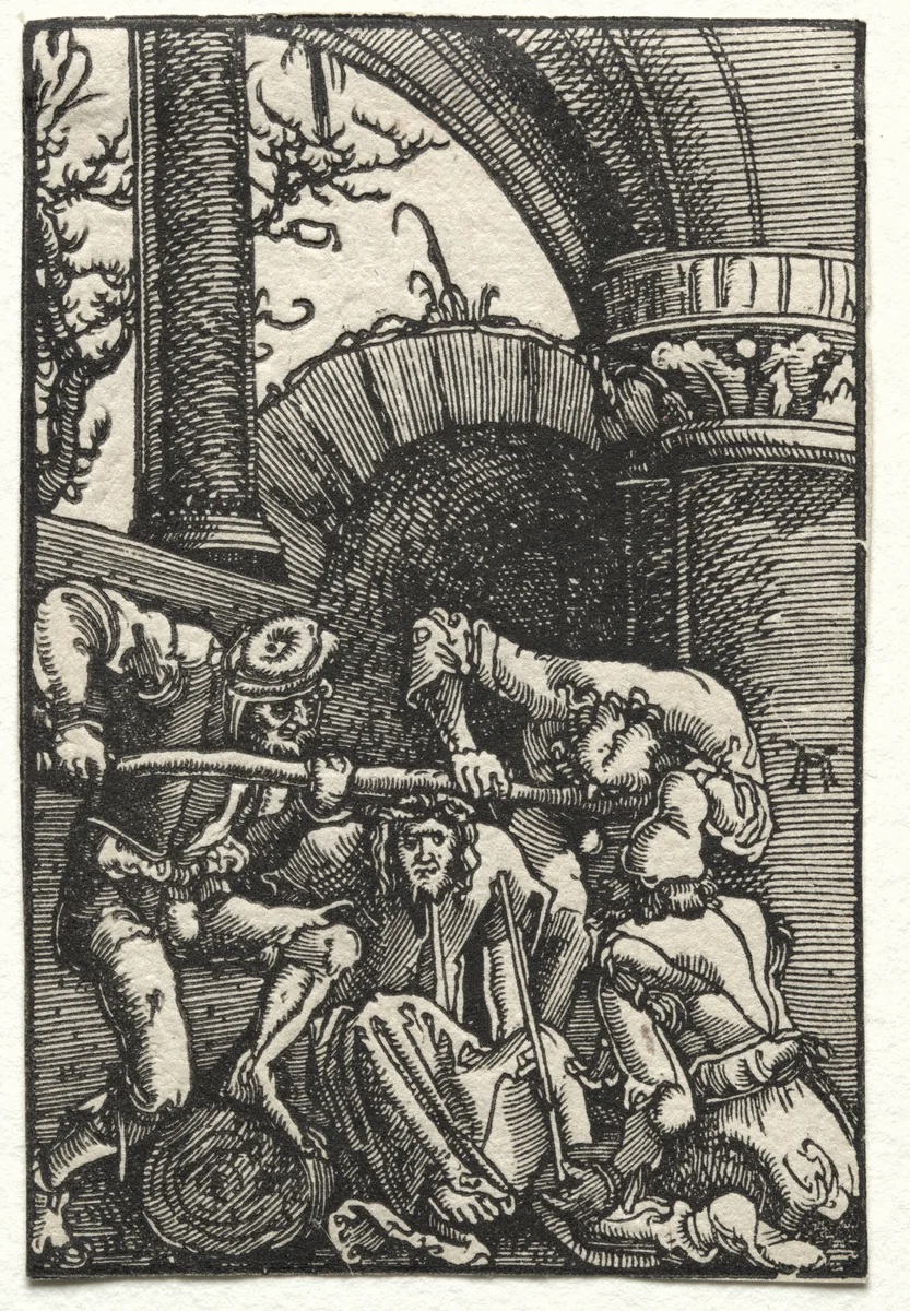 The Fall and Redemption of Man: Christ Crowned with Thorns by Albrecht Altdorfer, print, 1510-1520