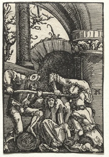 The Fall and Redemption of Man: Christ Crowned with Thorns by Albrecht Altdorfer, print, 1510-1520