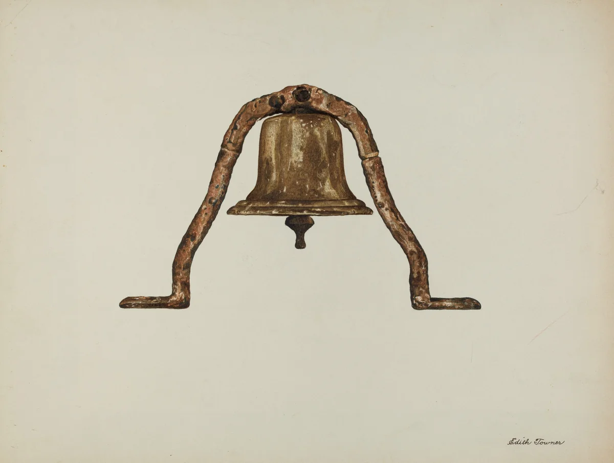 Ship's Bell by Edith Towner, index of american design, 1939