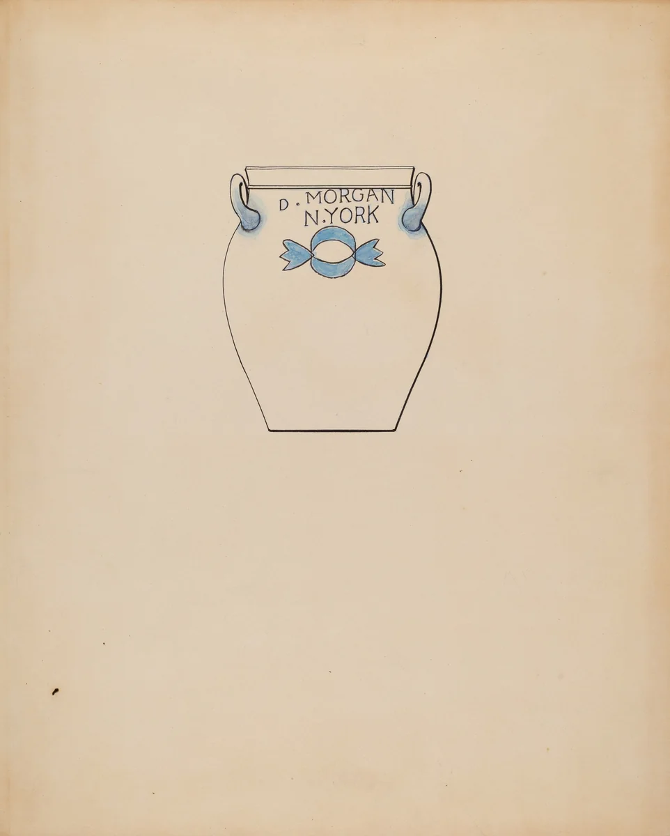 Crock by Charles Caseau, index of american design, 1936