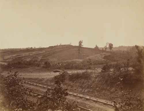 Battlefield in Atlanta by George N. Barnard, photograph, 1864