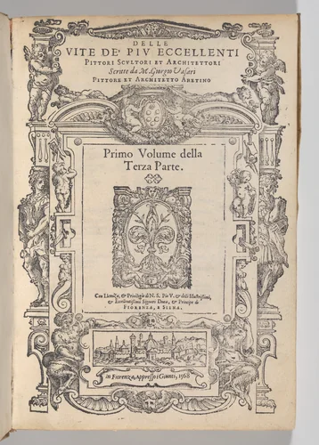Le Vite de' Piv Eccellenti Pittori Scultori et Architettori... by Giorgio Vasari, book, 1568