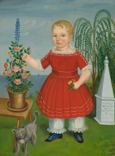 Memorial to Nicholas M. S. Catlin by American 19th Century, painting, 1852