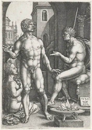 Mucius Scaevola by Unknown, print, 1530