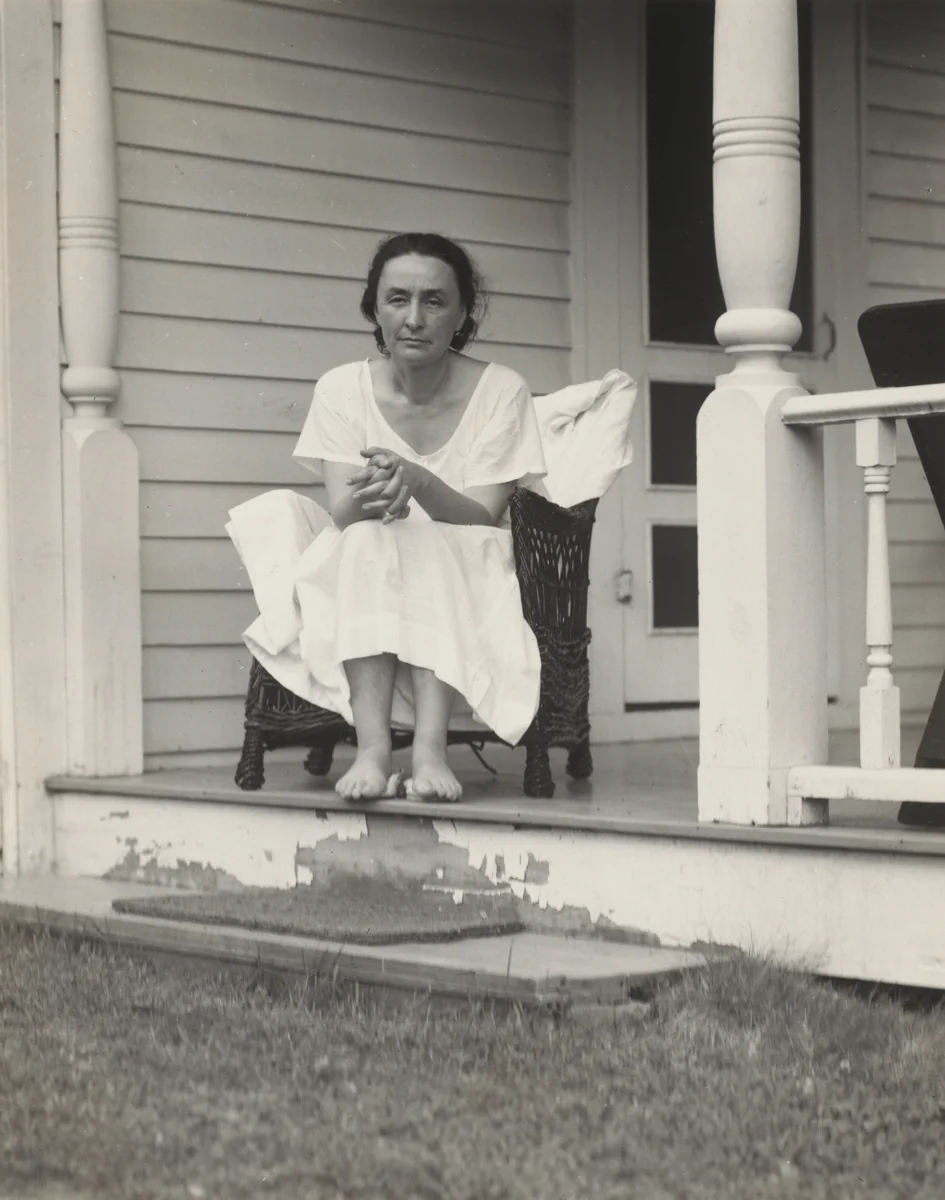 Georgia O'Keeffe by Alfred Stieglitz, photograph, 1936-1937