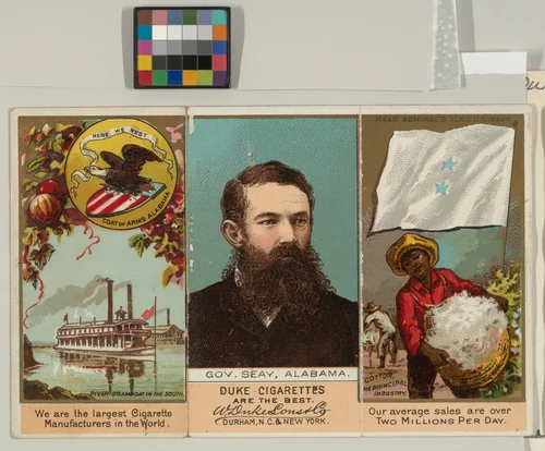 Governor Seay, Alabama, from "Governors, Arms, Etc." series (N133-2), issued by Duke Sons & Co. by W. Duke, Sons & Co., print, 1885-1892