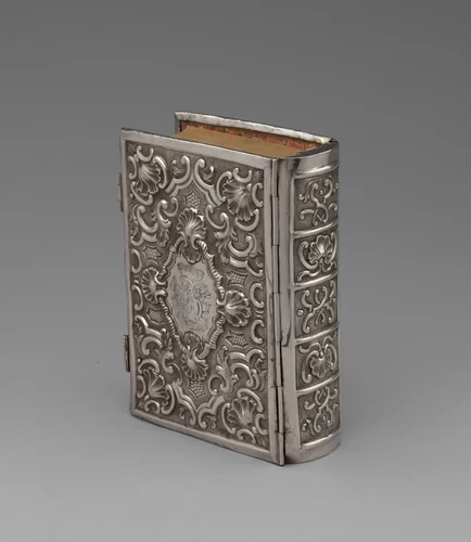 Book cover for Mahzor prayer book with leather case by Giuseppe Merlini, other, 1755-1757