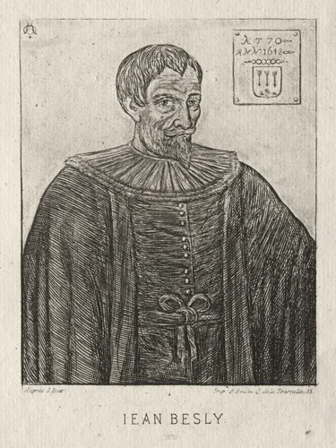 Jean Besly by Charles Meryon, print, 1861