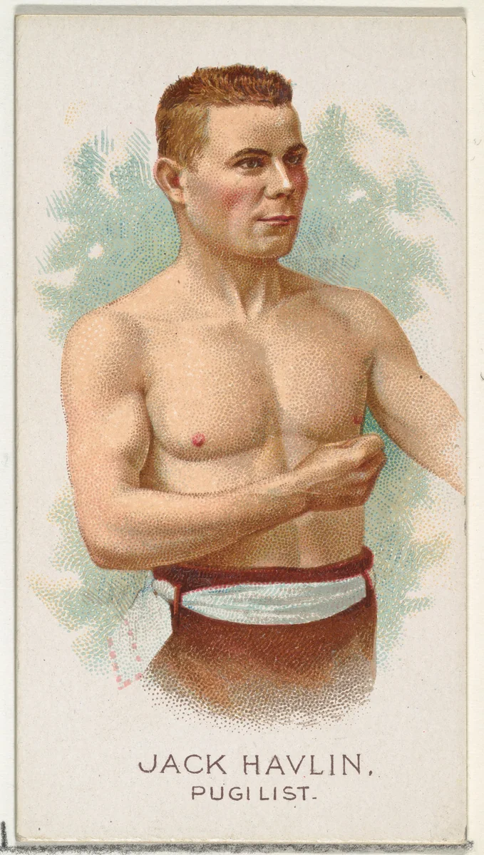Jack Havlin, Pugilist, from World's Champions, Series 2 (N29) for Allen & Ginter Cigarettes by Allen & Ginter, print, 1888