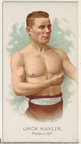 Jack Havlin, Pugilist, from World's Champions, Series 2 (N29) for Allen & Ginter Cigarettes by Allen & Ginter, print, 1888