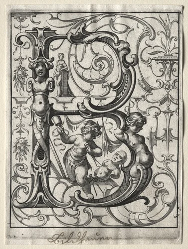 New ABC Booklet: B by Lucas Kilian, print, 1627