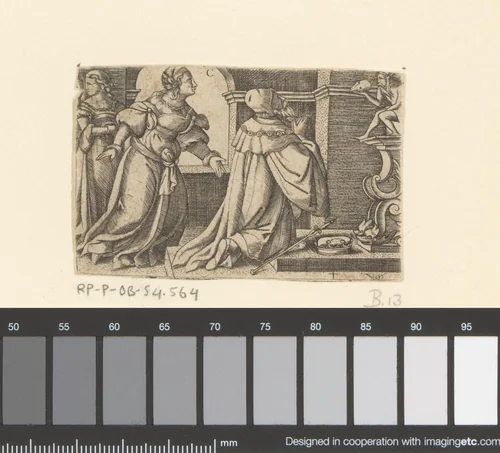 Afgoderij van Salomo by Unknown, print, 1524-1562