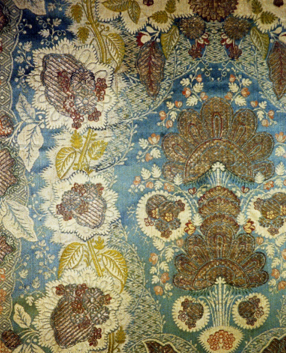 Panel (Dress Fabric) by France, textile, 1715-1735