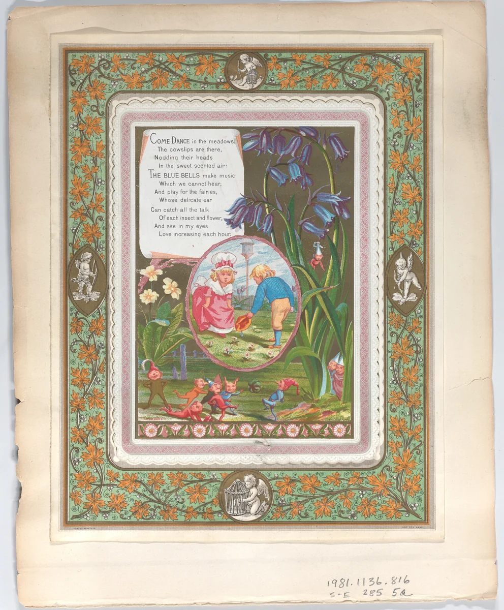 Valentine by Kate Greenaway, other, 1874