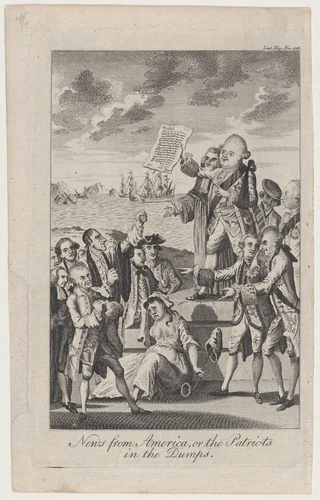 News from America, or the Patriots in the Dumps by anonymous, print, 1776