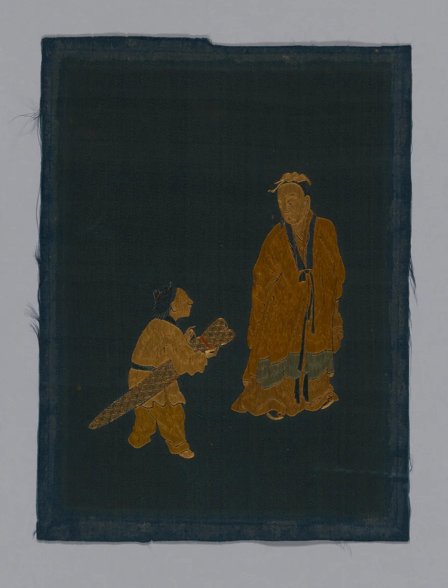 Panel (Furnishing Fabric) by China, textile, 1800-1850