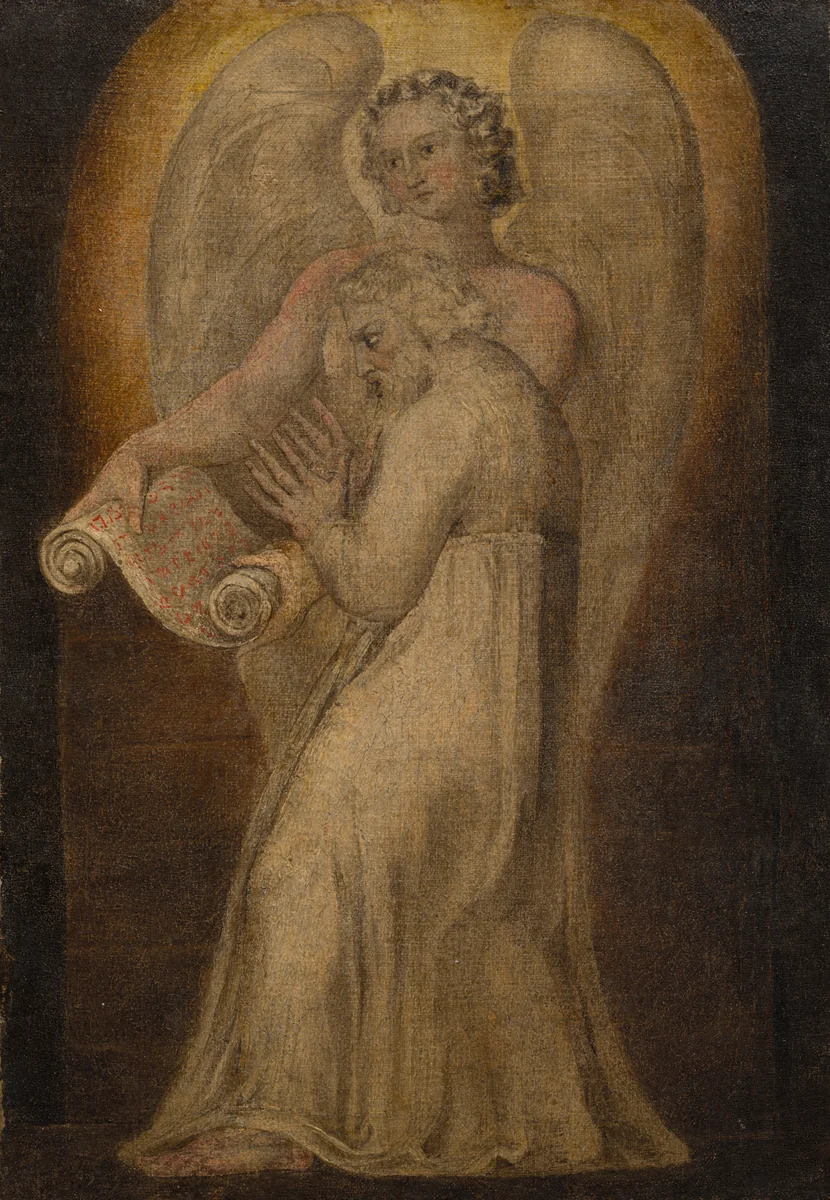 St. Matthew by William Blake, painting, 1799