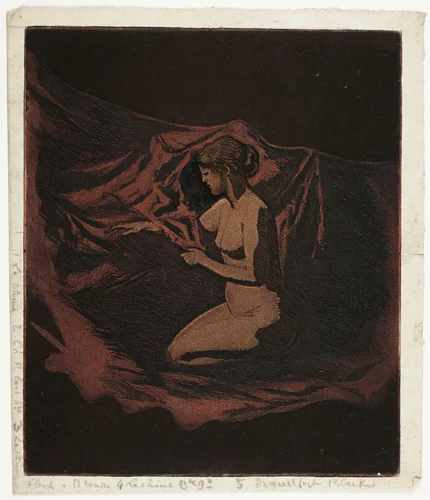 Embers Glow by Theodore Roussel, print, 1890-1897