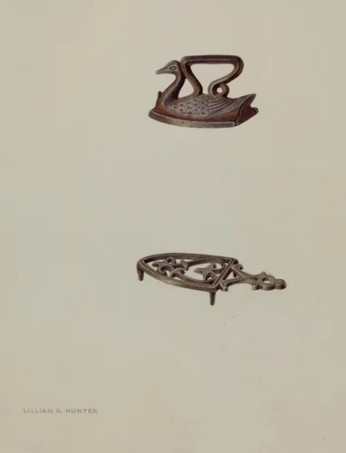 Toy Iron by Lillian Hunter, index of american design, 1937