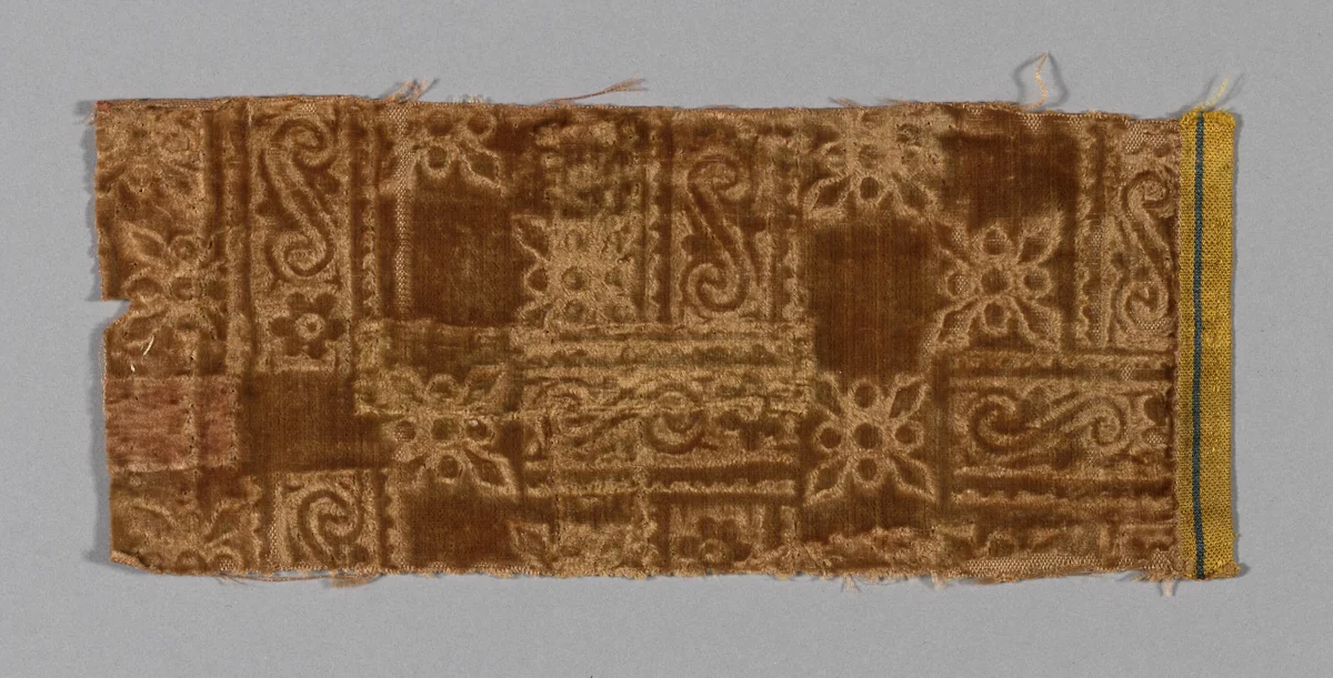 Fragment (Dress Fabric) by Italy, textile, 1601-1700