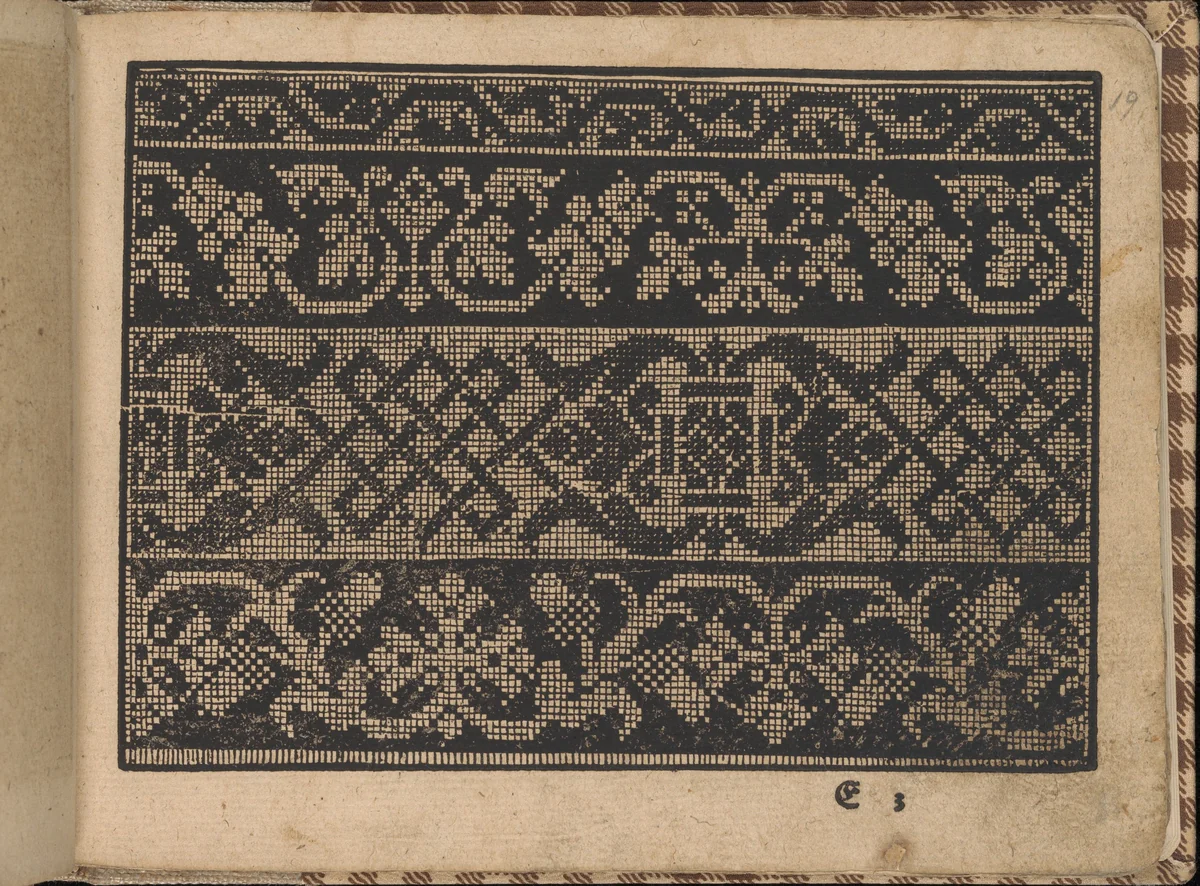 New Künstlichs Modelbuch (Page 19 recto) by Bernhard Jobin, book, 1600