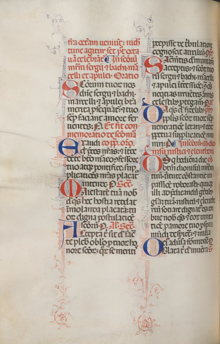 Missale: Fol. 319v: St. Francis & Full Mass of St. Francis by Bartolommeo Caporali, book, 1469