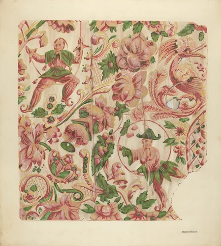 Wall Paper by Holger Hansen, index of american design, 1935-1942