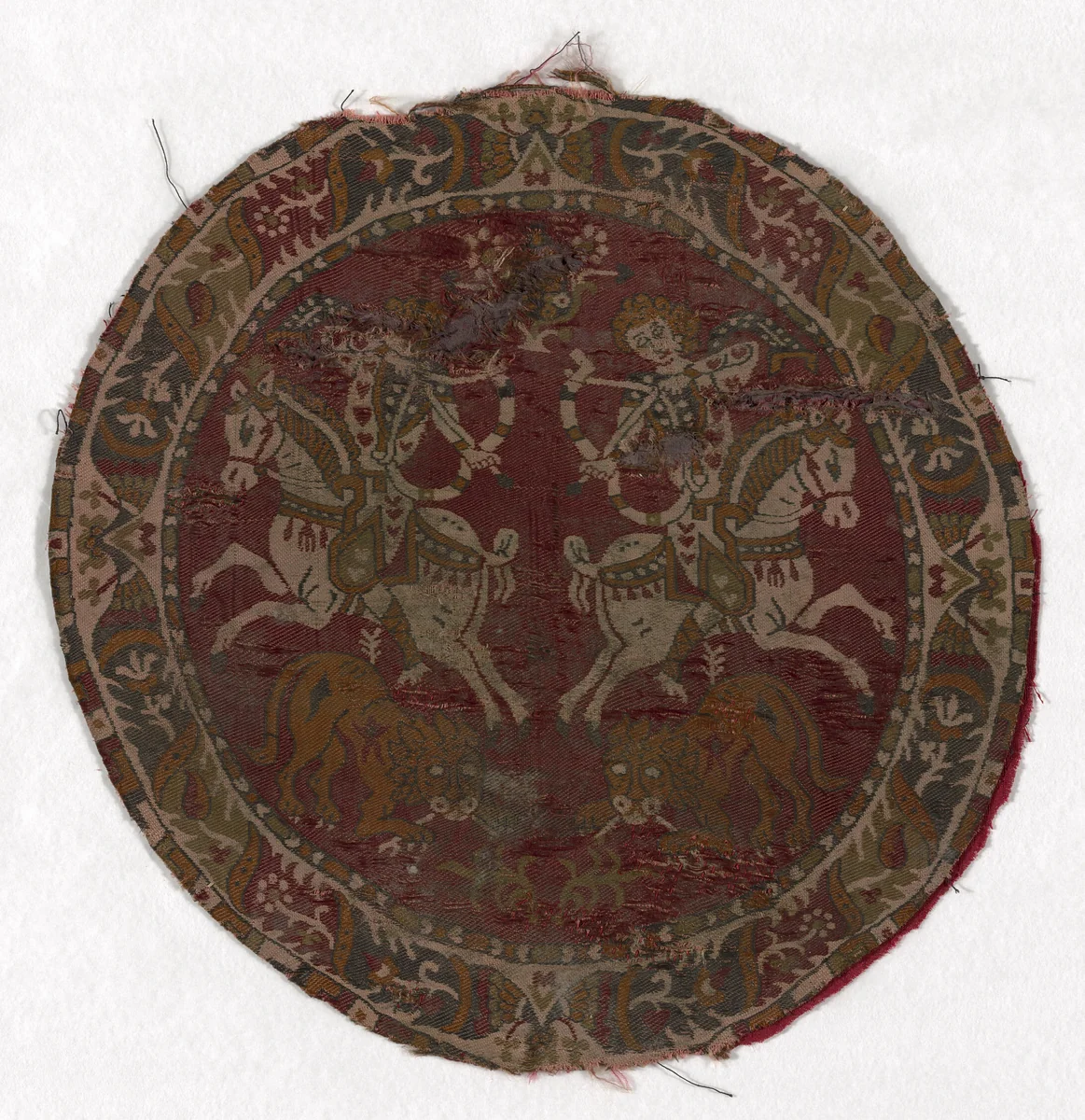 Roundel by Iran, textile, 601-700