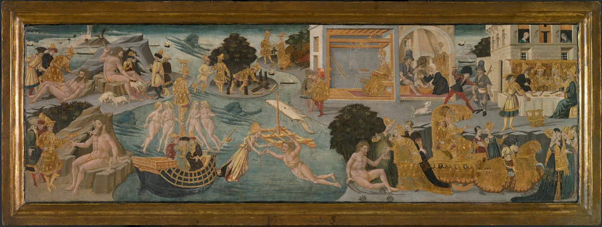 The Adventures of Ulysses by Apollonio di Giovanni, painting, 1435-1445