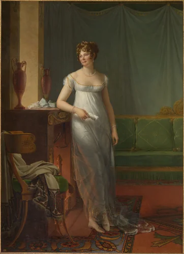 Madame Charles Maurice de Talleyrand Périgord (1761–1835) by François Gérard, painting, 1799-1809